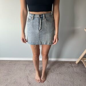 Wilfred Light Blue Denim Pencil Skirt